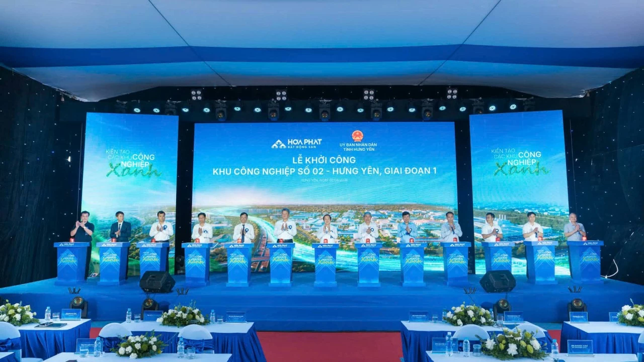 Hòa Phát khởi công khu công nghiệp thứ ba tại Hưng Yên theo mô hình công nghiệp hỗ trợ