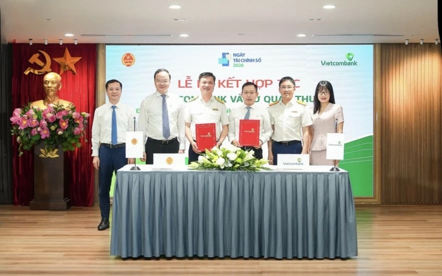 Vietcombank đồng hành cùng Cục Thuế hỗ trợ hộ kinh doanh vững bước chuyển đổi, hưởng ứng Ngày Tài chính số 2026 Vietcombank đồng hành cùng Cục Thuế hỗ trợ hộ kinh doanh vững bước chuyển đổi, hưởng ứng Ngày Tài chính số 2026