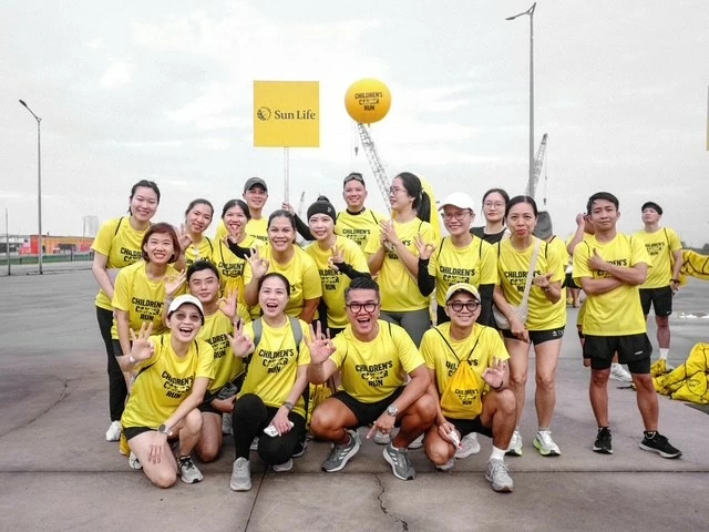 Sun Life Việt Nam đồng hành cùng Children’s Cancer Run 2026, lan tỏa hy vọng cho trẻ em mắc ung thư