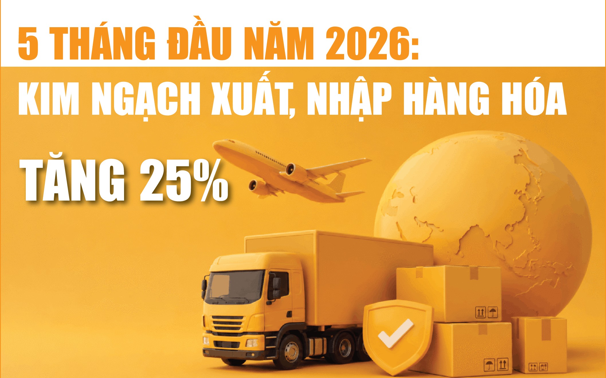 Infographics: Tổng kim ngạch xuất, nhập khẩu hàng hóa cả nước đạt 445,12 tỷ USD
