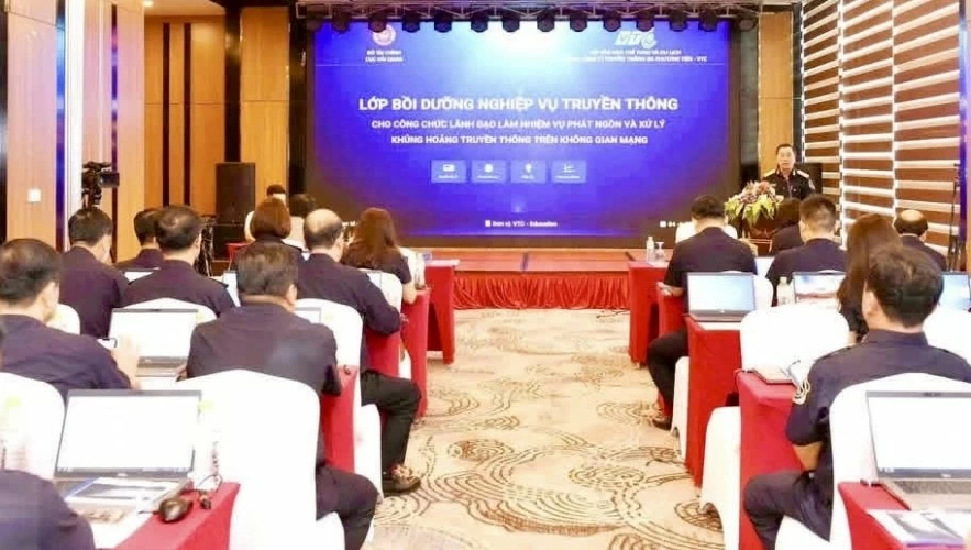 Hải quan nâng cao năng lực truyền thông số Hải quan nâng cao năng lực truyền thông số