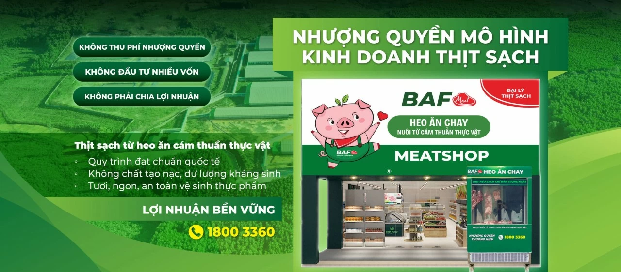 BAF tham gia sàn giao dịch thịt heo, khai trương điểm bán “tick xanh trách nhiệm”