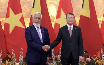 Thủ tướng Lê Minh Hưng hội đàm với Thủ tướng Timor-Leste Kay Rala Xanana Gusmão