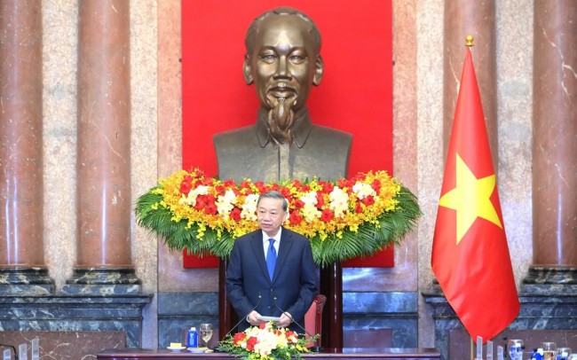 Tổng Bí thư, Chủ tịch nước Tô Lâm tiếp các Trưởng đoàn tham dự Diễn đàn Tương lai ASEAN 2026