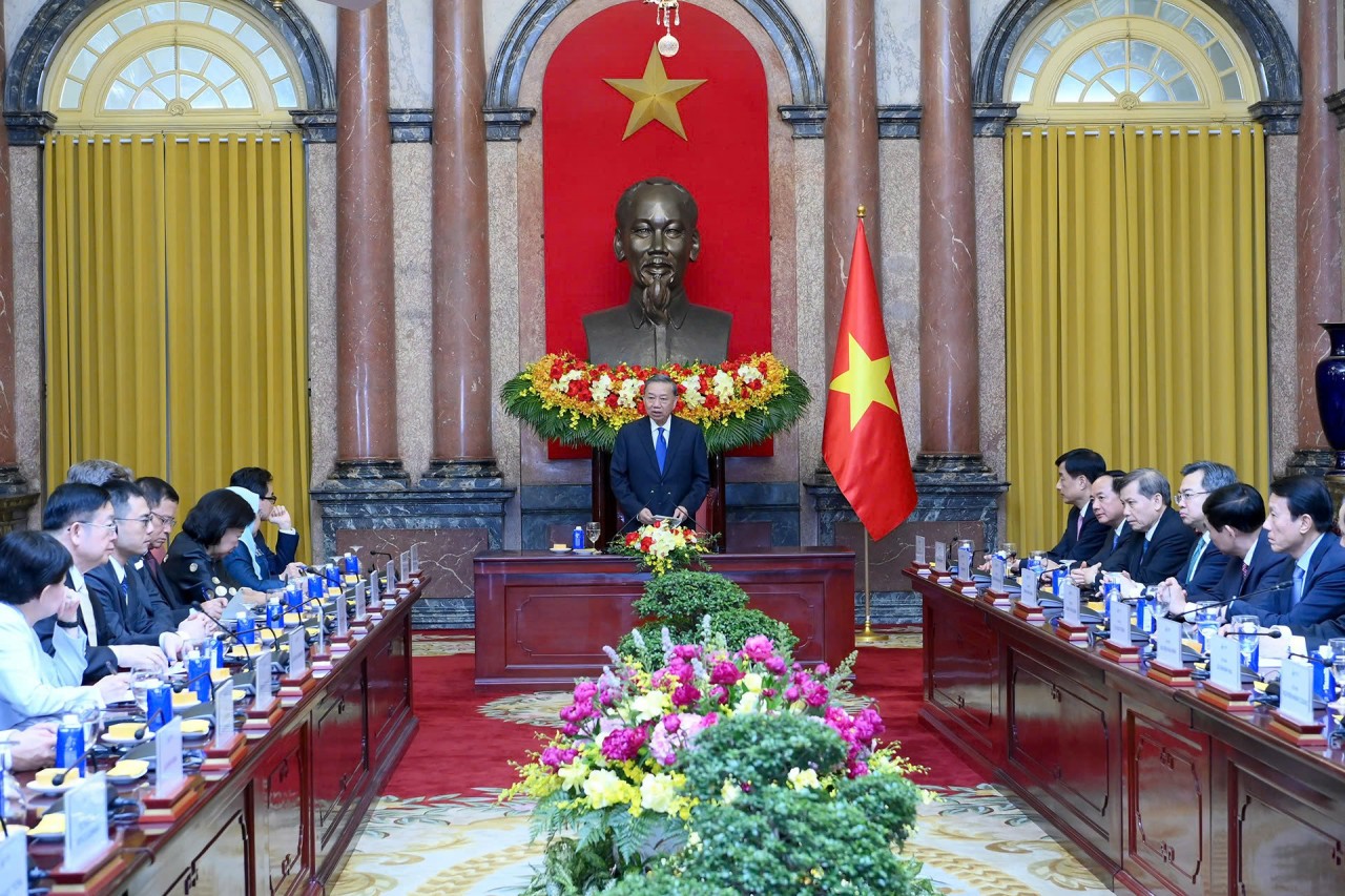 Tổng Bí thư, Chủ tịch nước Tô Lâm tiếp các Trưởng đoàn tham dự Diễn đàn Tương lai ASEAN 2026