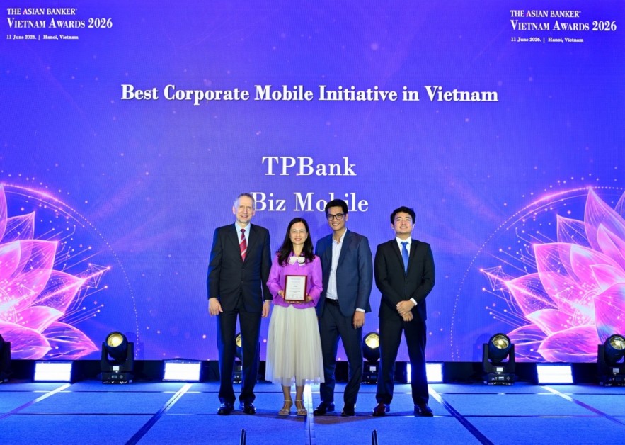 Lập hattrick tại The Asian Banker 2026: Dấu ấn công nghệ của TPBank trong dòng chảy kinh tế số Lập hattrick tại The Asian Banker 2026: Dấu ấn công nghệ của TPBank trong dòng chảy kinh tế số