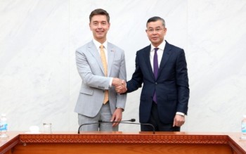 Bộ trưởng Ngô Văn Tuấn tiếp Đại sứ, Trưởng phái đoàn EU tại Việt Nam Julien Guerrier