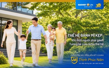 Thế hệ bánh mì kẹp: Khi một người phải gánh tương lai của cả ba thế hệ