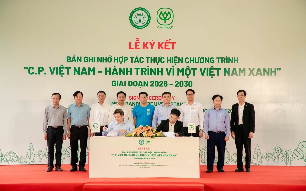 C.P. Việt Nam hướng tới hoàn thành mục tiêu 3 triệu cây xanh