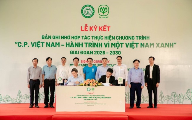 C.P. Việt Nam hướng tới hoàn thành mục tiêu 3 triệu cây xanh