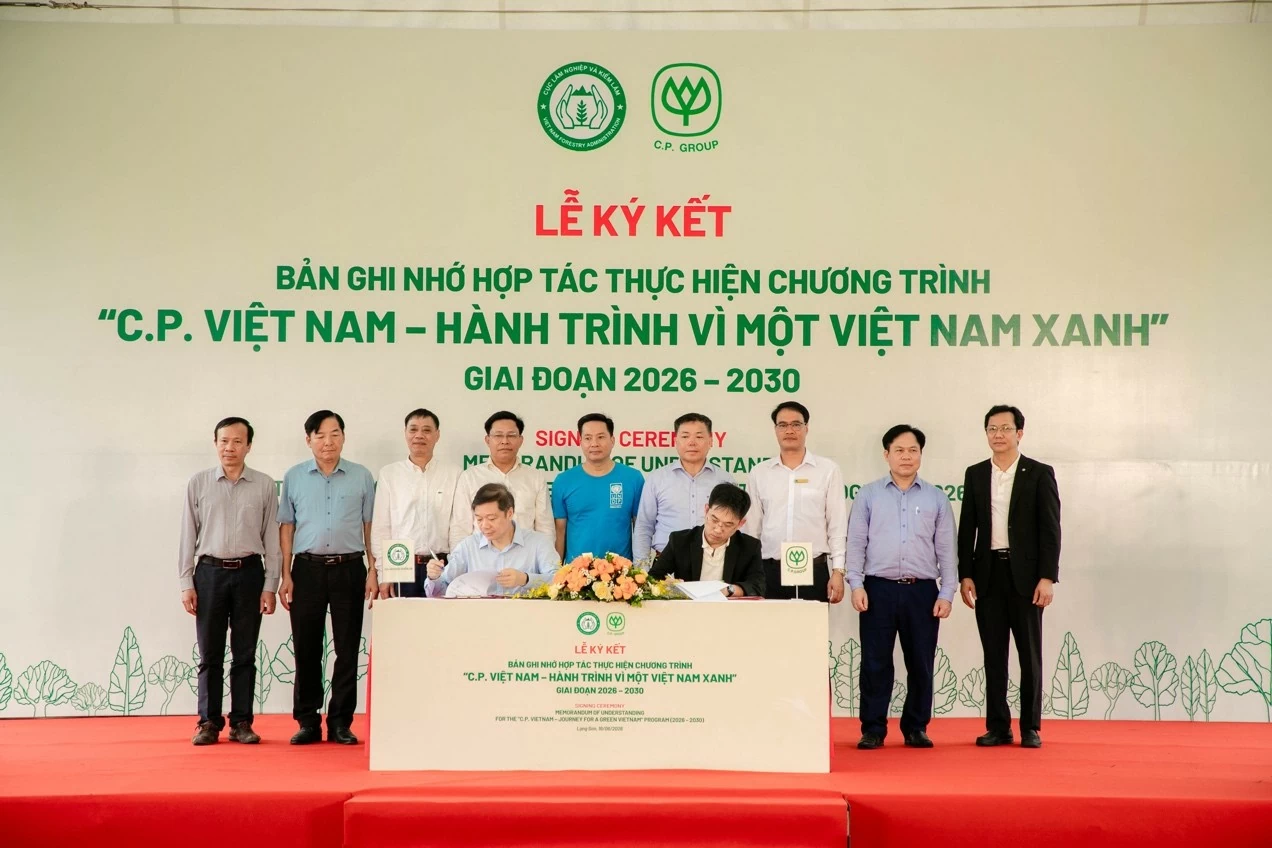 C.P. Việt Nam hướng tới hoàn thành mục tiêu 3 triệu cây xanh