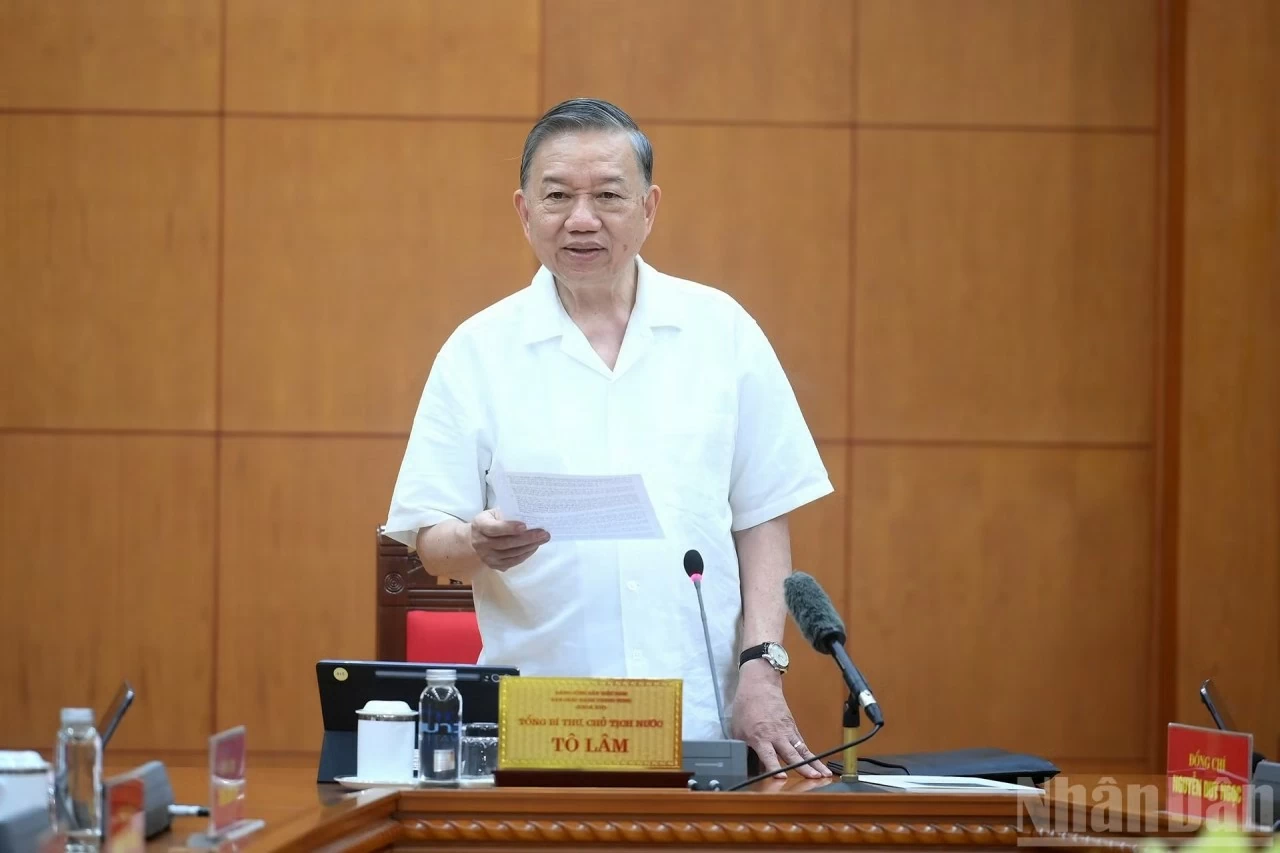 Phát biểu kết luận của Tổng Bí thư, Chủ tịch nước Tô Lâm  tại cuộc họp Thường trực Ban Chỉ đạo tổng kết 100 năm Đảng lãnh đạo cách mạng Việt Nam (1930-2030).
