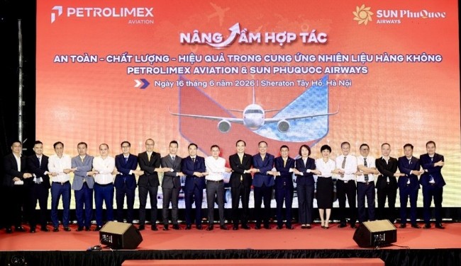 Petrolimex Aviation và Sun PhuQuoc Airways nâng tầm hợp tác, hướng tới chuỗi cung ứng nhiên liệu hàng không an toàn, chất lượng và hiệu quả