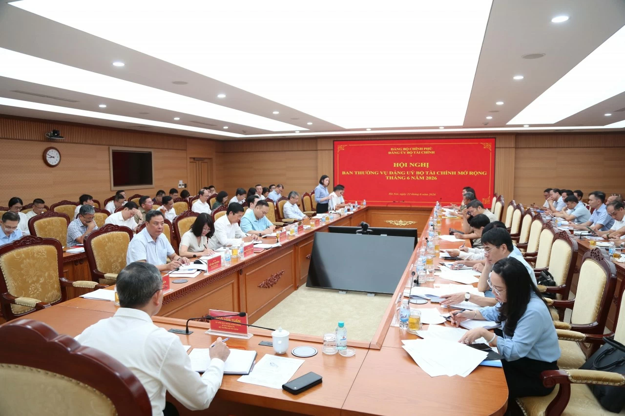 Đảng ủy Bộ Tài chính tổ chức Hội nghị Ban Thường vụ mở rộng về triển khai Nghị quyết số 57-NQ/TW