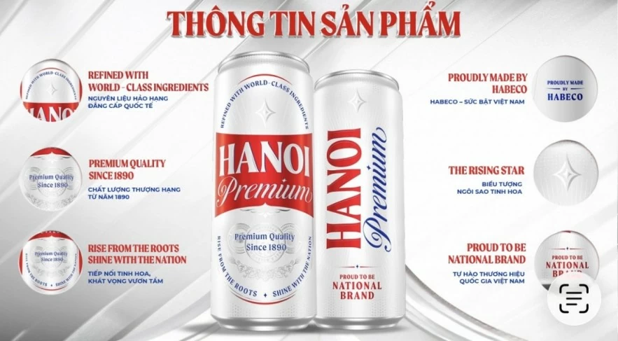 Hanoi Premium ra mắt diện mạo mới, khẳng định tinh thần “Tiếp nối tinh hoa, không ngừng tiến bước”