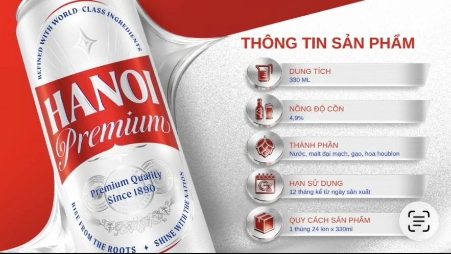 Hanoi Premium ra mắt diện mạo mới, khẳng định tinh thần “Tiếp nối tinh hoa, không ngừng tiến bước”