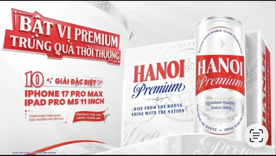 Hanoi Premium ra mắt diện mạo mới, khẳng định tinh thần “Tiếp nối tinh hoa, không ngừng tiến bước”