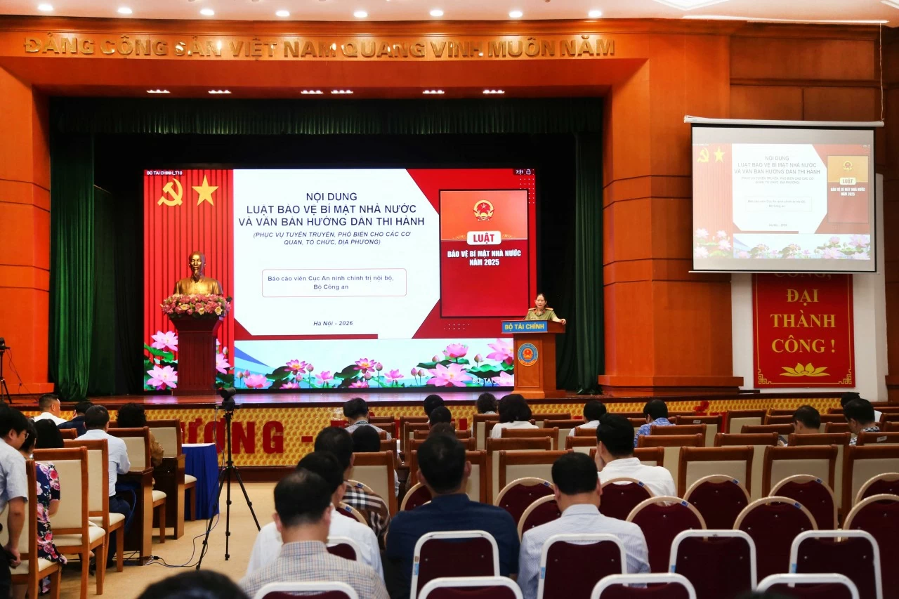 Bộ Tài chính tập huấn công tác bảo vệ bí mật nhà nước, an ninh mạng và bảo vệ dữ liệu cá nhân Bộ Tài chính tập huấn công tác bảo vệ bí mật nhà nước, an ninh mạng và bảo vệ dữ liệu cá nhân