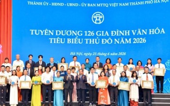 Hà Nội tuyên dương 126 gia đình văn hóa tiêu biểu Thủ đô năm 2026, lan tỏa giá trị văn hóa Việt Nam