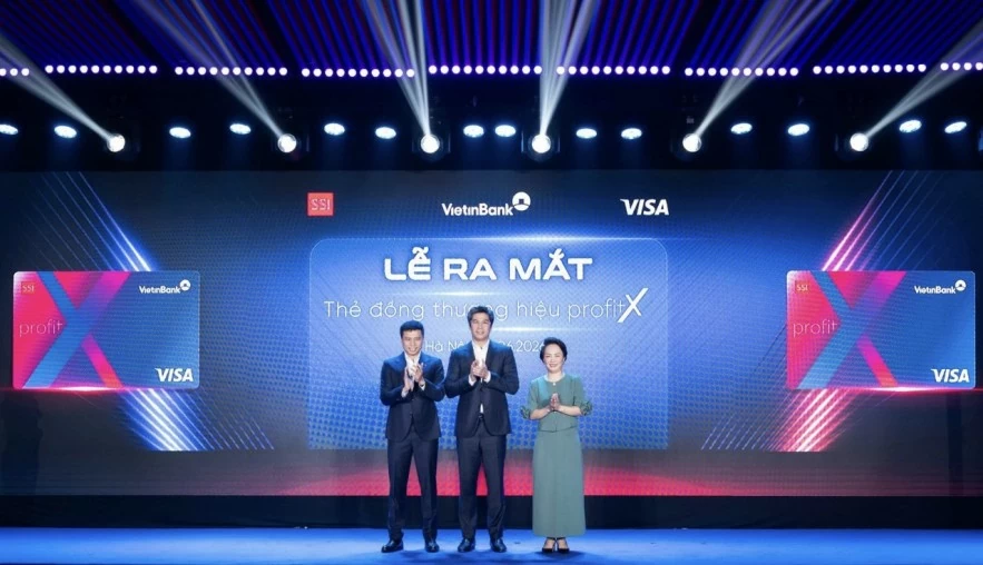 SSI, VietinBank và Visa ra mắt thẻ đồng thương hiệu ProfitX