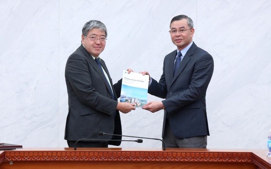 Bộ trưởng Ngô Văn Tuấn tiếp Phó Tổng thư ký OECD Yasushi Masaki