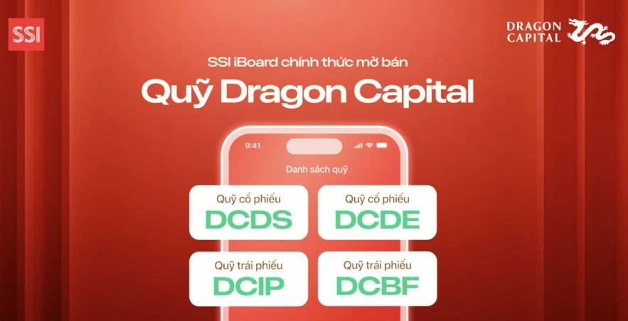SSI iBoard mở rộng danh mục quỹ mở với các sản phẩm của Dragon Capital SSI iBoard mở rộng danh mục quỹ mở với các sản phẩm của Dragon Capital