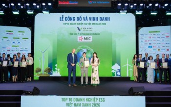 Bảo hiểm Quân đội được vinh danh Top 10 Doanh nghiệp ESG Việt Nam Xanh 2026 ngành Bảo hiểm