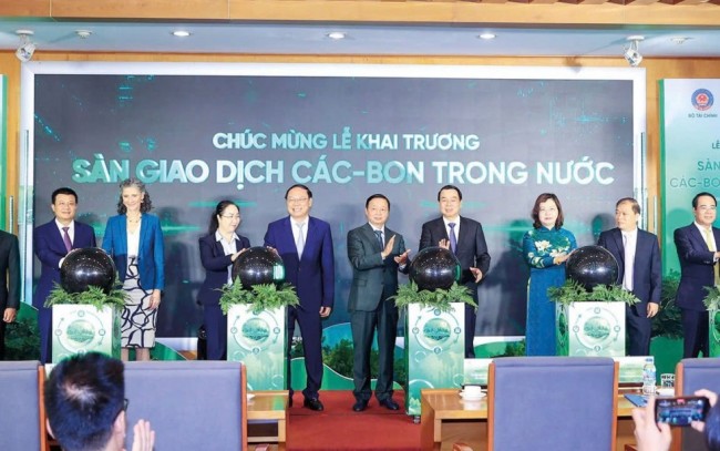Thị trường các-bon vận hành: Thêm "mảnh ghép" cho hệ sinh thái tài chính xanh