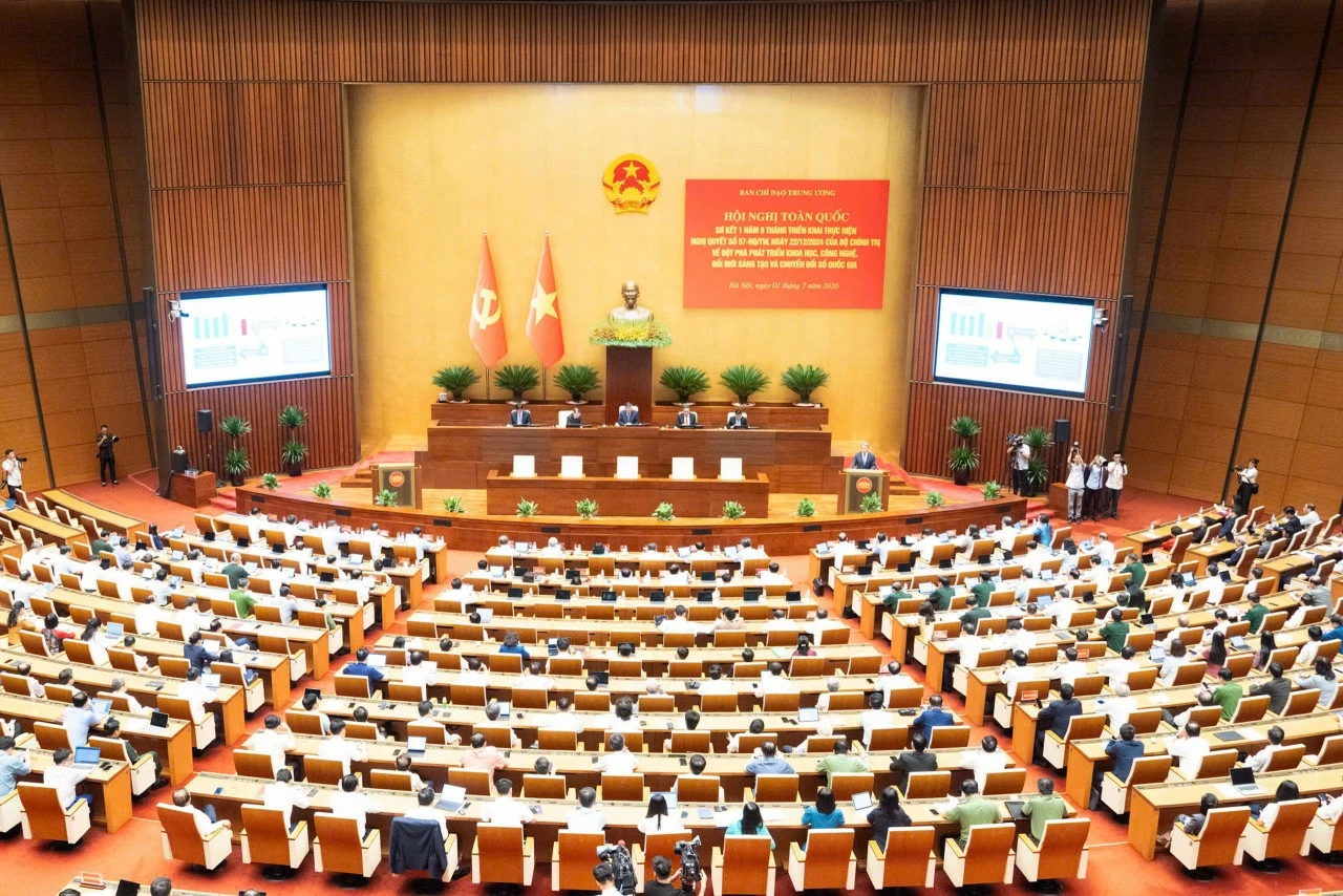 Hội nghị sơ kết 1 năm 6 tháng triển khai nghị quyết số 57/NQ/TW của Bộ Chính trị