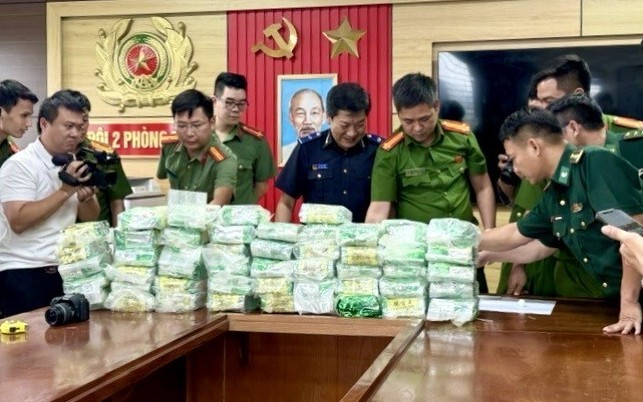 Thanh Hóa: Hải quan khu vực X đồng chủ trì bắt giữ 50kg ma túy