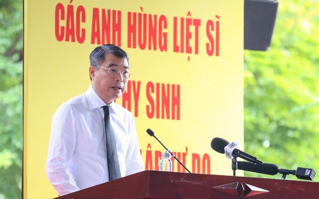 Phát biểu của Thủ tướng Lê Minh Hưng tại lễ triển khai tìm kiếm, quy tập hài cốt liệt sĩ tại công viên Lê Thị Riêng