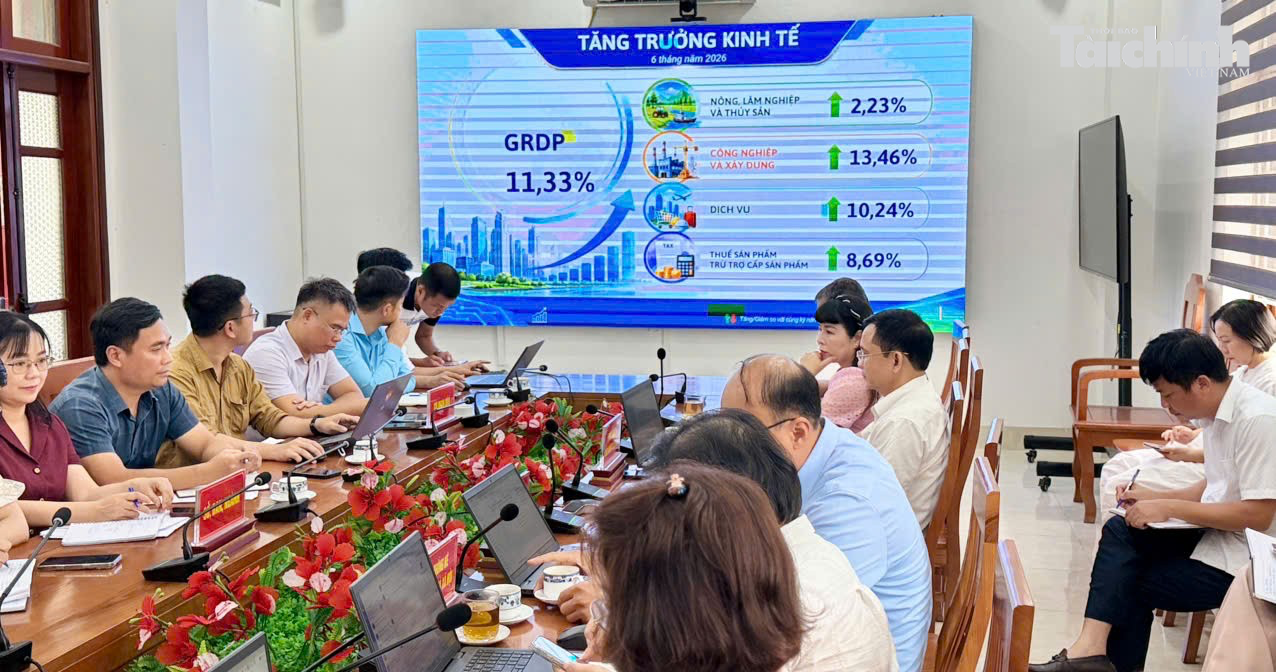 Hải Phòng thu ngân sách ước đạt 113.500 tỷ đồng, tăng 12,4% trong 6 tháng đầu năm 2026 Hải Phòng thu ngân sách ước đạt 113.500 tỷ đồng, tăng 12,4% trong 6 tháng đầu năm 2026