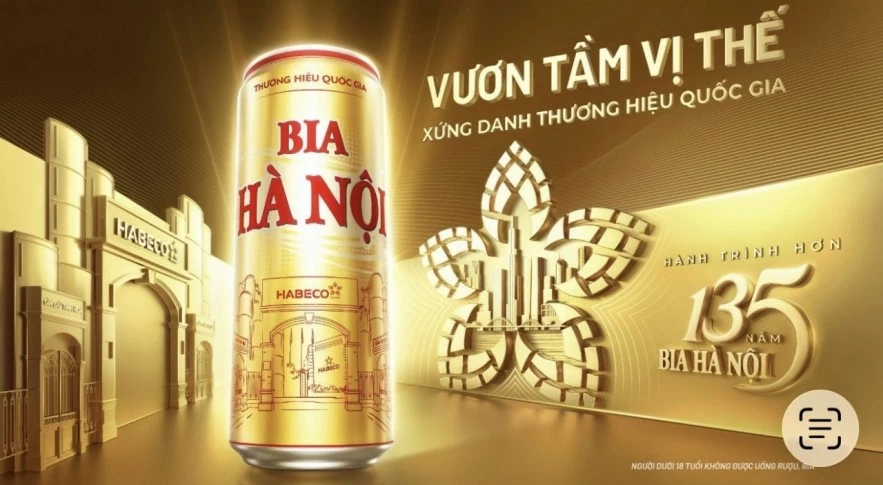 Bia Hà Nội chính thức ra mắt phiên bản lon Sleek, tiếp nối hành trình 135 năm vươn mình của một thương hiệu quốc gia