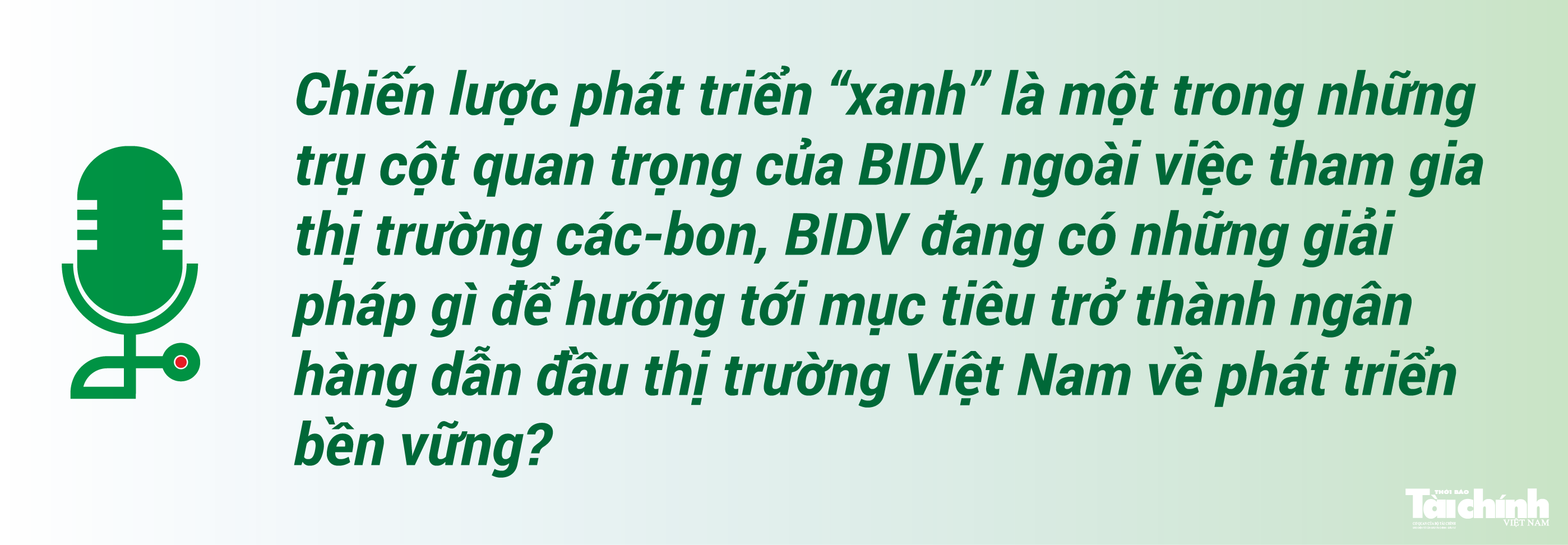 Sàn giao dịch các-bon - Việt Nam đang đặt nền móng cho một kiến trúc tài chính hoàn toàn mới