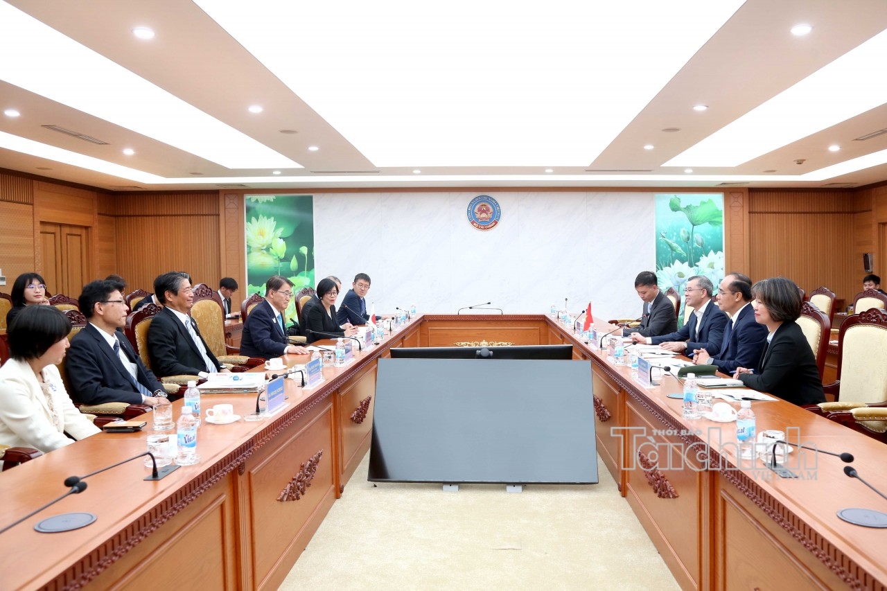 Bộ trưởng Ngô Văn Tuấn tiếp Thống đốc tỉnh Aichi (Nhật Bản) Ohmura Hideaki: Thúc đẩy chuỗi cung ứng và đổi mới sáng tạo Bộ trưởng Ngô Văn Tuấn tiếp Thống đốc tỉnh Aichi (Nhật Bản) Ohmura Hideaki: Thúc đẩy chuỗi cung ứng và đổi mới sáng tạo