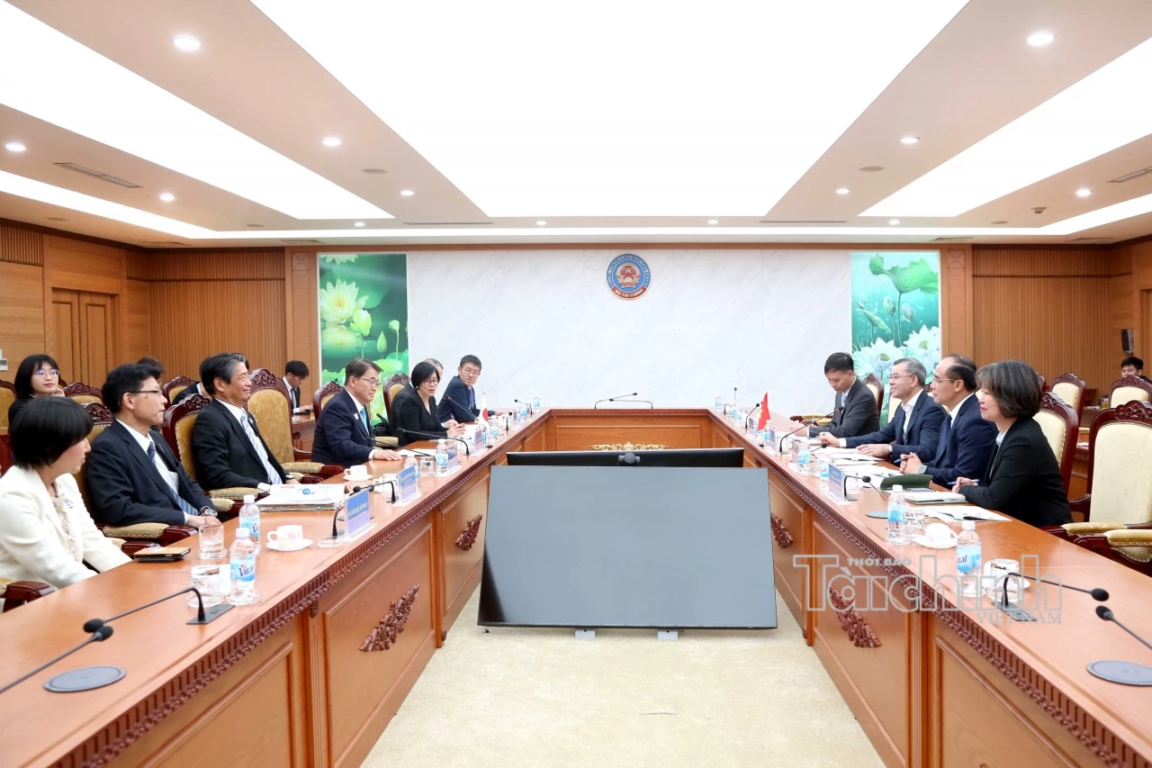 Bộ trưởng  Ngô Văn Tuấn tiếp Thống đốc tỉnh Aichi (Nhật Bản) Ohmura Hideaki: Thúc đẩy chuỗi cung ứng và đổi mới sáng tạo