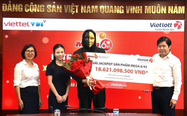 Cán bộ văn phòng tại Huế trúng Jackpot xổ số Mega 6/45 hơn 18,6 tỷ đồng