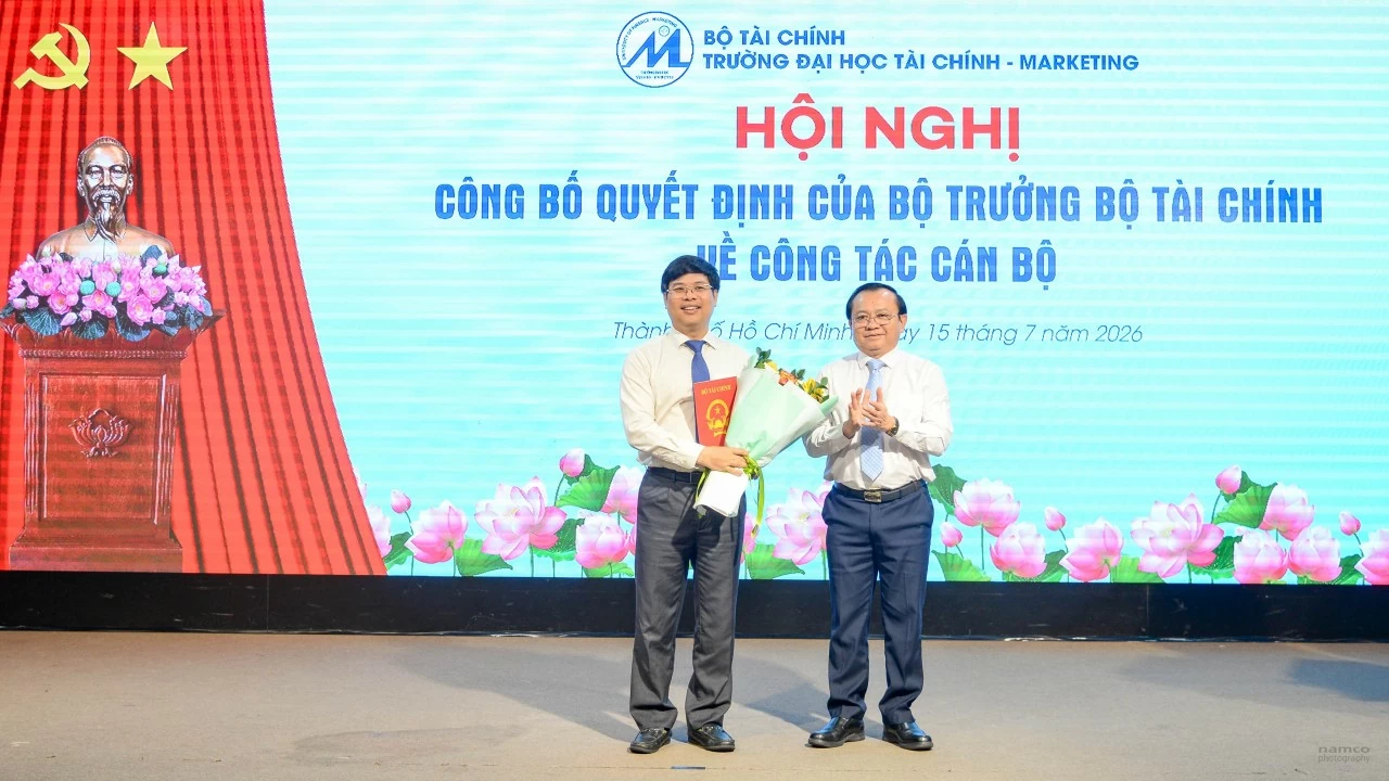 Trường Đại học Tài chính - Marketing kiện toàn Ban Giám hiệu, tạo nền tảng cho giai đoạn phát triển mới