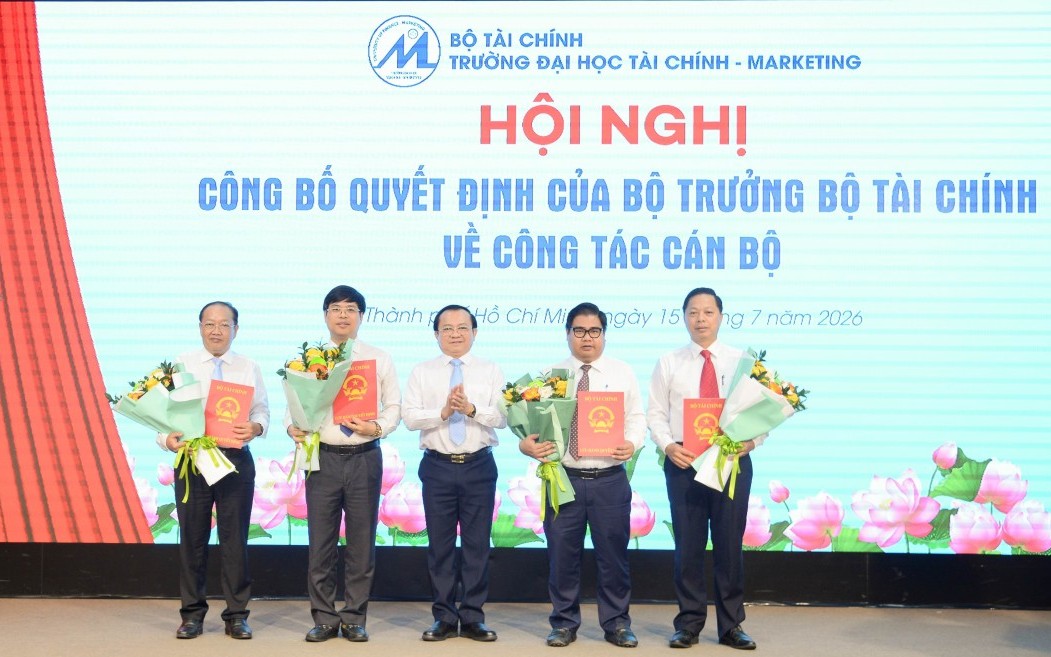 Trường Đại học Tài chính - Marketing kiện toàn Ban Giám hiệu, tạo nền tảng cho giai đoạn phát triển mới