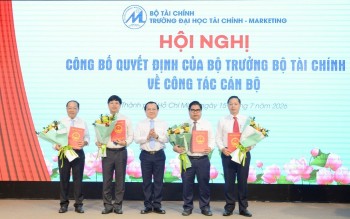 Trường Đại học Tài chính - Marketing kiện toàn Ban Giám hiệu, tạo nền tảng cho giai đoạn phát triển mới