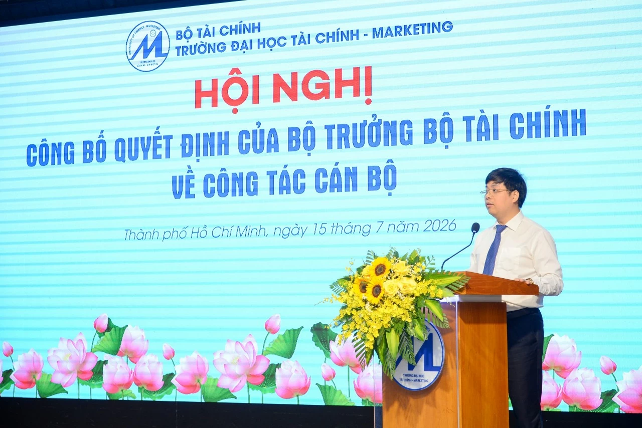 Trường Đại học Tài chính - Marketing kiện toàn Ban Giám hiệu, tạo nền tảng cho giai đoạn phát triển mới