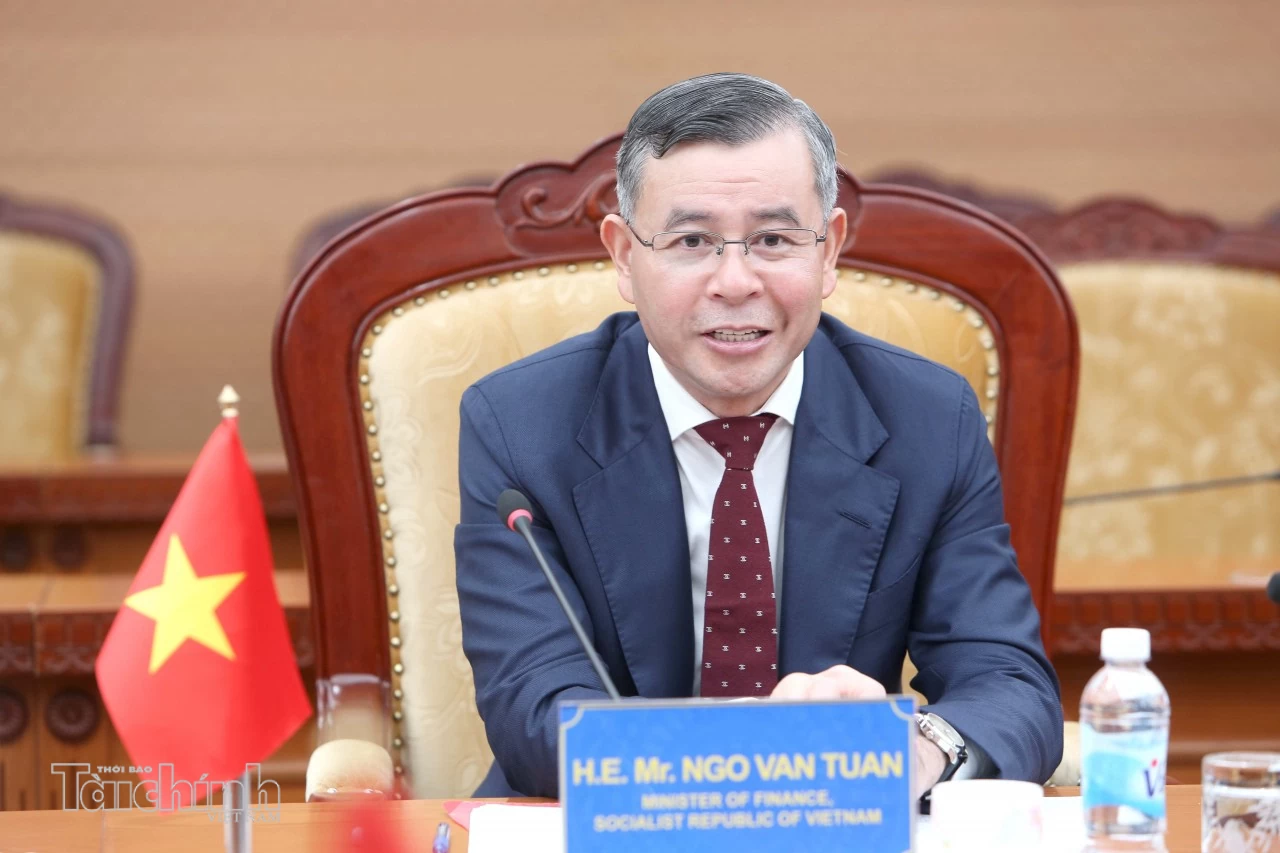 Bộ trưởng Ngô Văn Tuấn tiếp Bộ trưởng Bộ Nông nghiệp và Môi trường Lào Linkham Douangsavanh