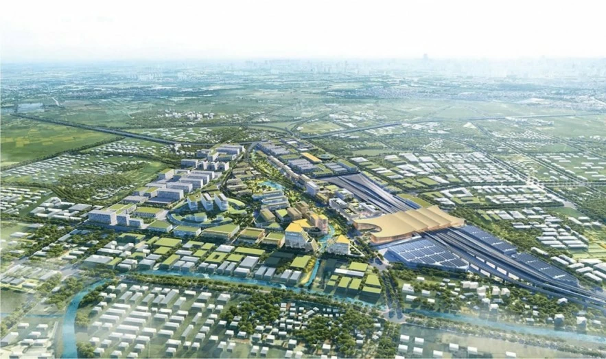 Tổ hợp ga đường sắt Ngọc Hồi - Cú hích tái cấu trúc không gian phía Nam Hà Nội