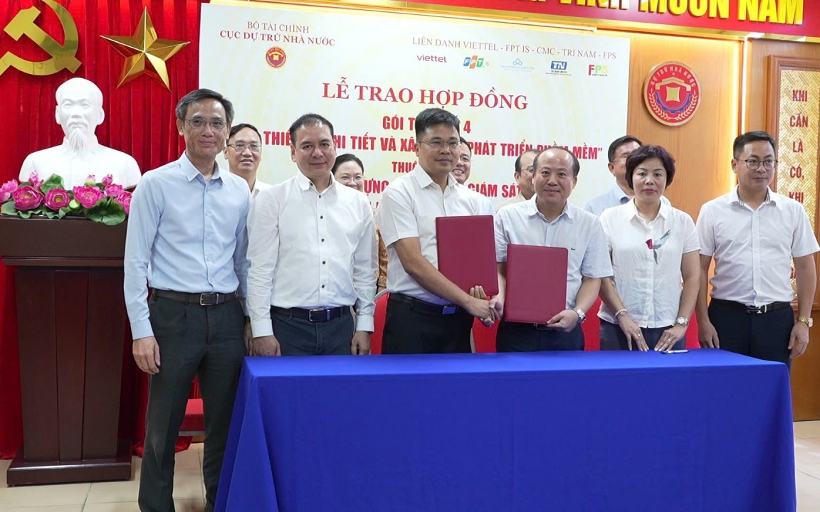 Cục Dự trữ Nhà nước: Trao hợp đồng gói thầu cốt lõi xây dựng Trung tâm giám sát và điều hành Dự trữ quốc gia