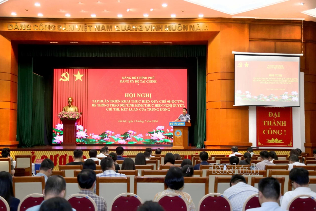 Đảng ủy Bộ Tài chính tập huấn vận hành Hệ thống theo dõi tình hình thực hiện nghị quyết, chỉ thị, kết luận của Trung ương