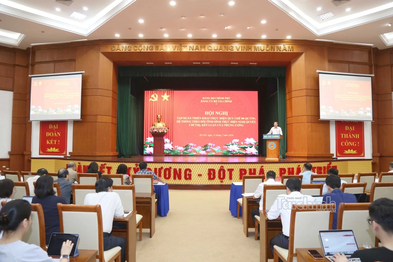 Đảng ủy Bộ Tài chính tập huấn vận hành Hệ thống theo dõi tình hình thực hiện nghị quyết, chỉ thị, kết luận của Trung ương