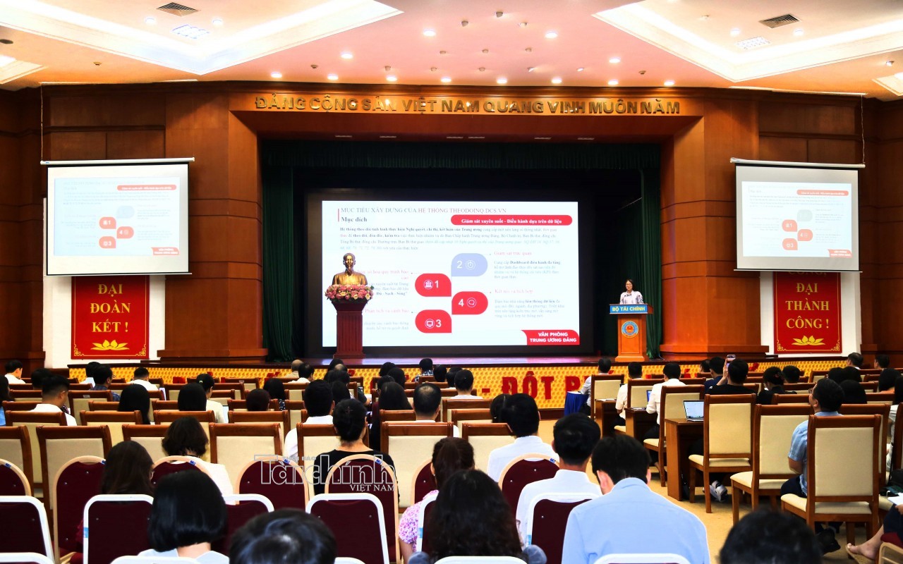 Đảng ủy Bộ Tài chính tập huấn vận hành Hệ thống theo dõi tình hình thực hiện nghị quyết, chỉ thị, kết luận của Trung ương