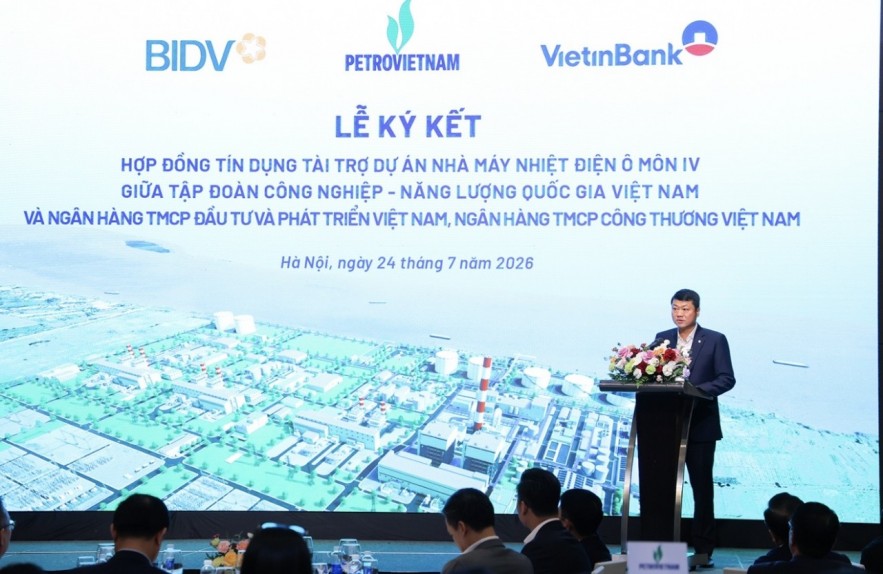 Ký kết hợp đồng tín dụng 7.300 tỷ đồng tài trợ dự án nhà máy nhiệt điện Ô Môn IV Ký kết hợp đồng tín dụng 7.300 tỷ đồng tài trợ dự án nhà máy nhiệt điện Ô Môn IV