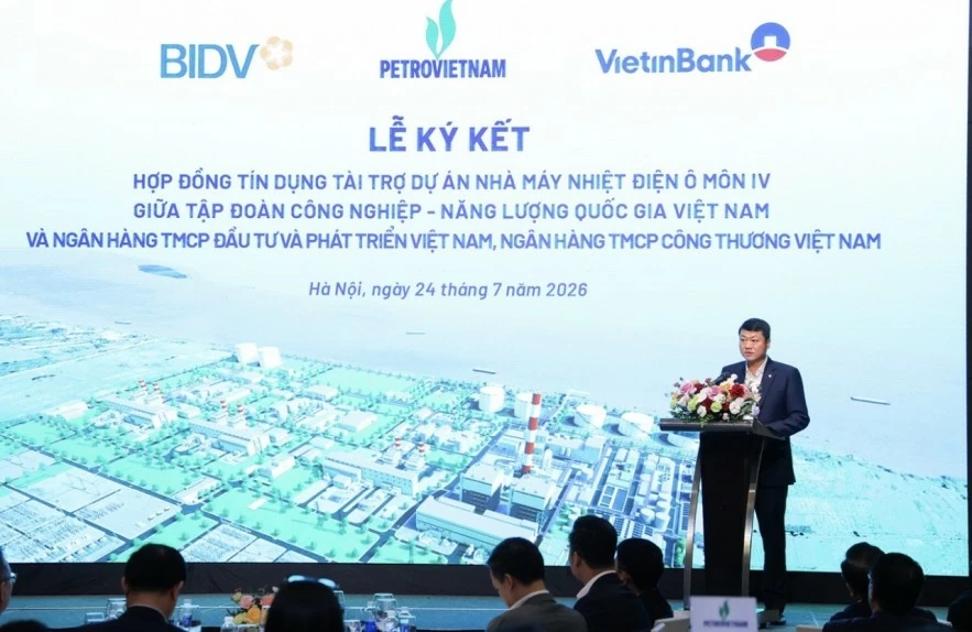 Ký kết hợp đồng tín dụng 7.300 tỷ đồng tài trợ dự án nhà máy nhiệt điện Ô Môn IV