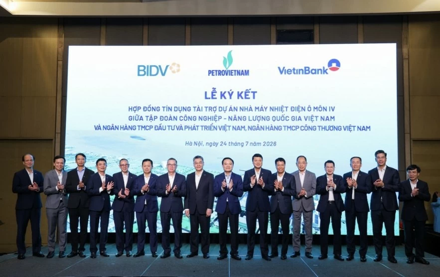 Ký kết hợp đồng tín dụng 7.300 tỷ đồng tài trợ dự án nhà máy nhiệt điện Ô Môn IV